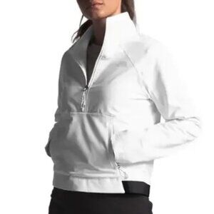 The North Face Shelbe Raschel Pullover Softshell Jacket  S Gray White